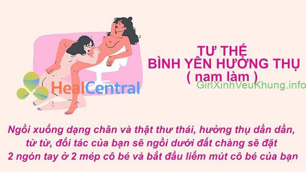 Tư thế quan hệ bằng miệng kiểu hưởng thụ